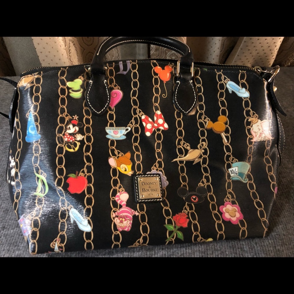 Disney Dooney and & Bourke Black Charms bag
